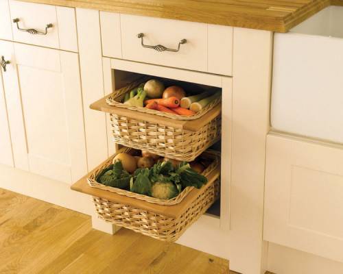 Drawer-Line Wicker Basket Base Unit