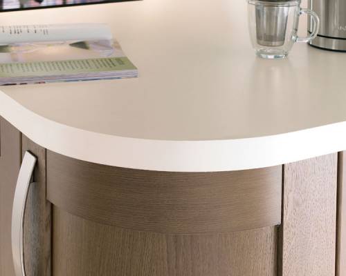 Cream Square Edged Worktop
