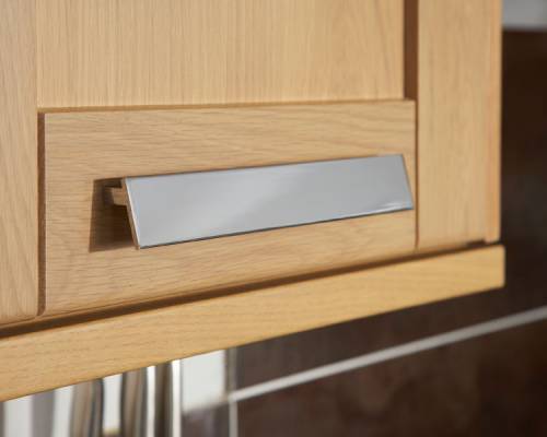 Chrome Angled Bar Handle