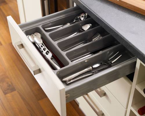 Silver Cutlery Tray