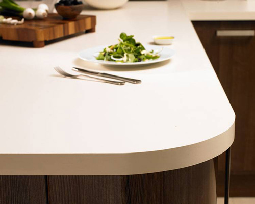Cream Square Edged Worktop