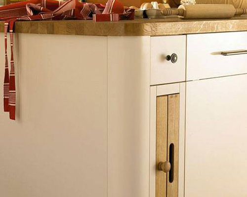 Tray/Chopping Board Accessory Base Unit with Classic Pewter Effect Knob