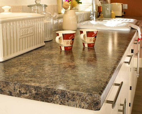 Jamocha Granite Etched Worktop