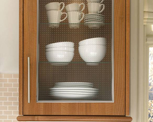 Glass Wall Unit with Internal Glass Shelves
