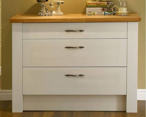 Wide 3 Drawer Base Unit