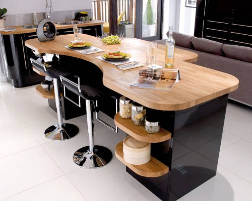 Bespoke Island with Solid Oak Block Worktop