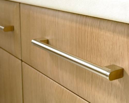 Nickel Effect Bar Handle